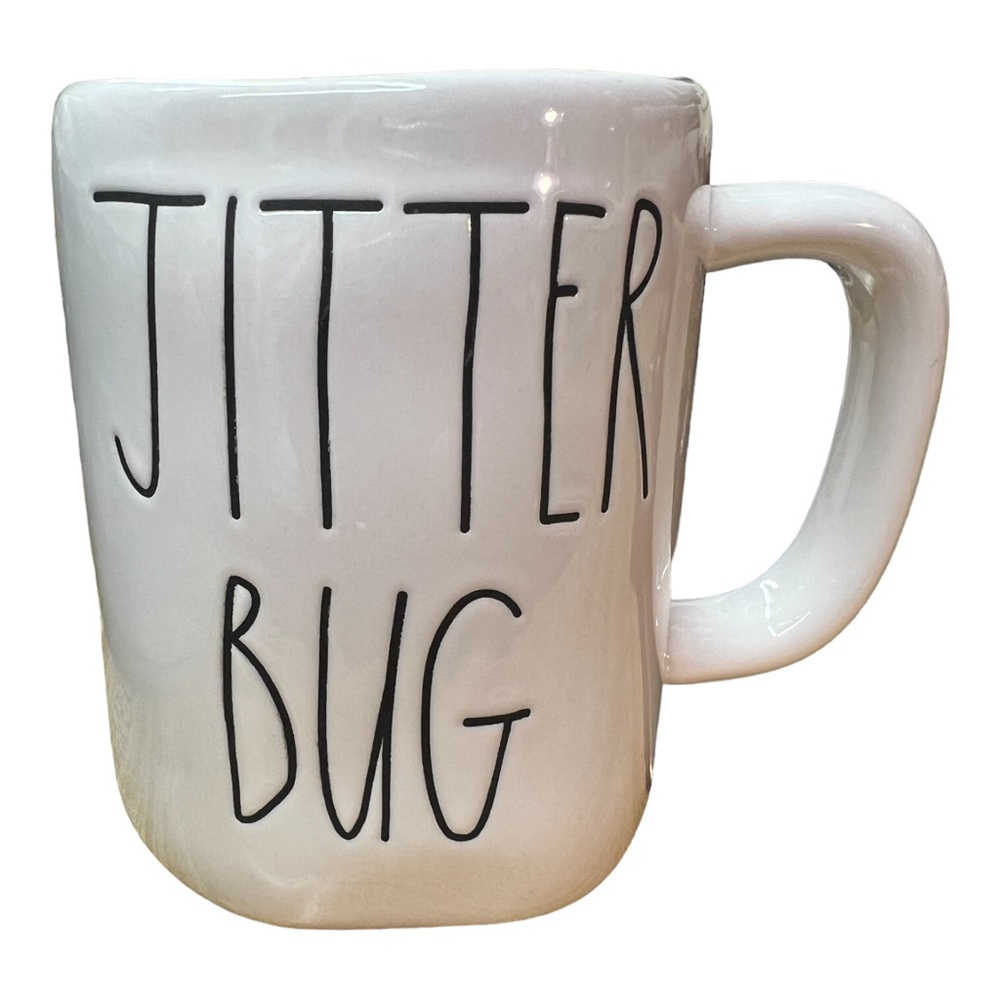 Rae Dunn Coffee Mug Jitter Bug 16 Ounce Artisan Collection